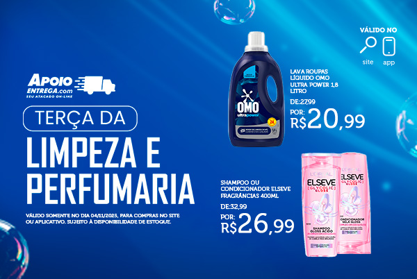 Terça da Limpeza e Perfumaria